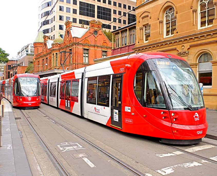 Light rail returns to Sydney’s centre by Bruce Belbin ARHS NSW