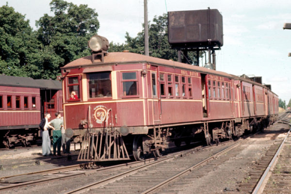 CPH Railmotors and CTH 53 at Richmond, 1960. GW Lillico, RRC057064