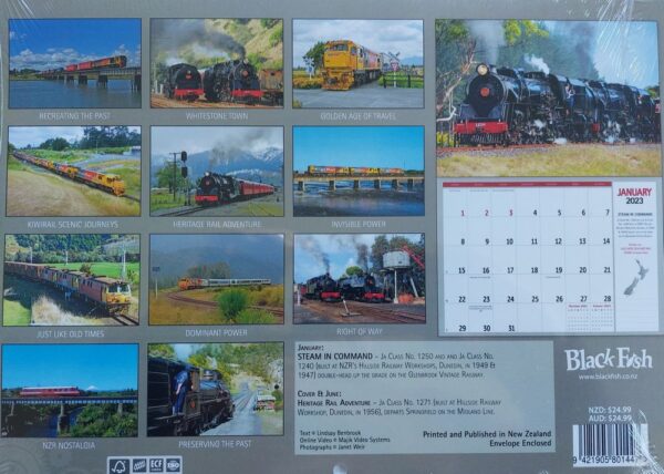 NZ Railscene Calendar 2023 - ARHS NSW