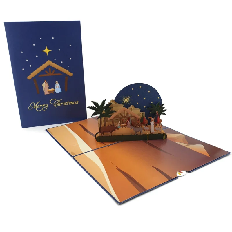 A Holy Night Pop Up Card