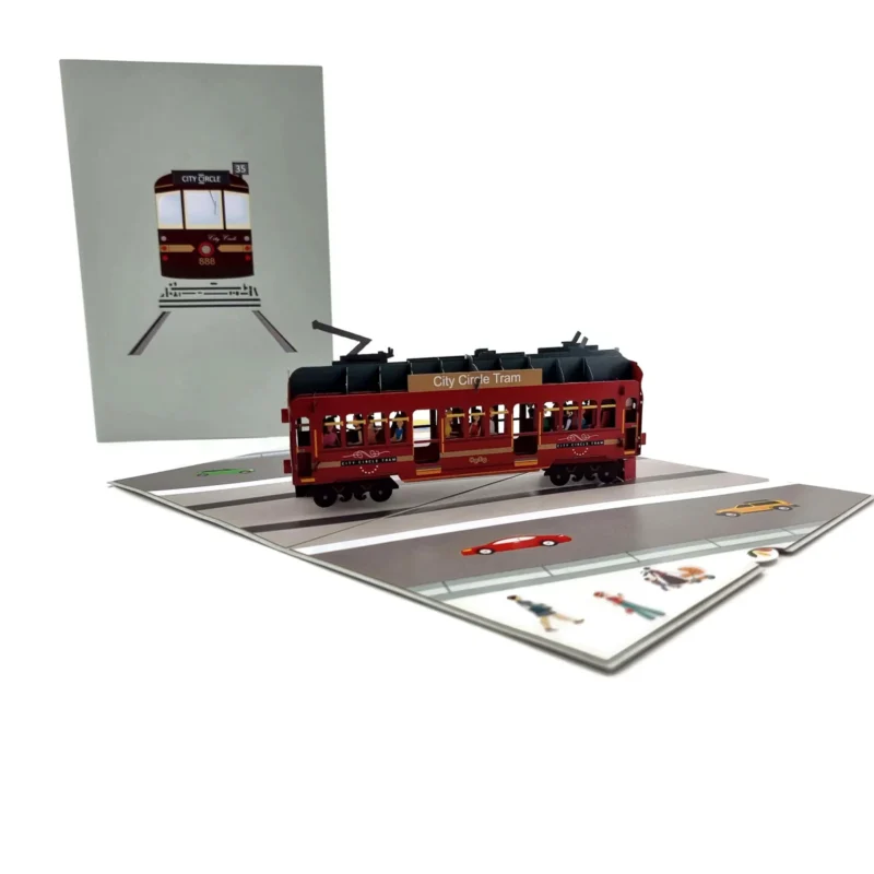 Melbourne City Circle Tram Pop-Up Card