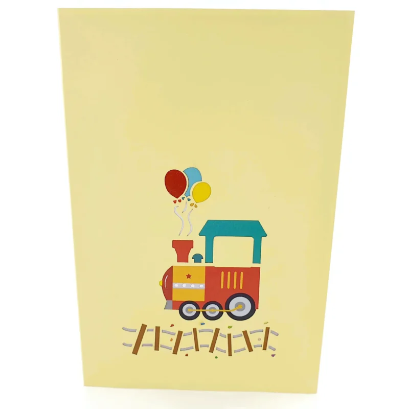 Birthday Train Pop-Up Card - Image 3