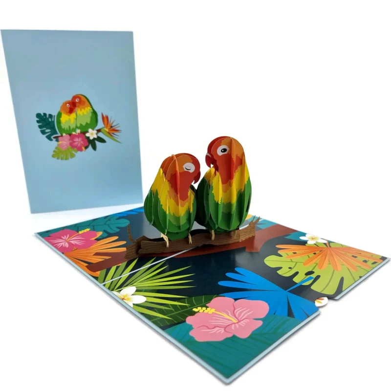 Love Birds Pop-Up Card