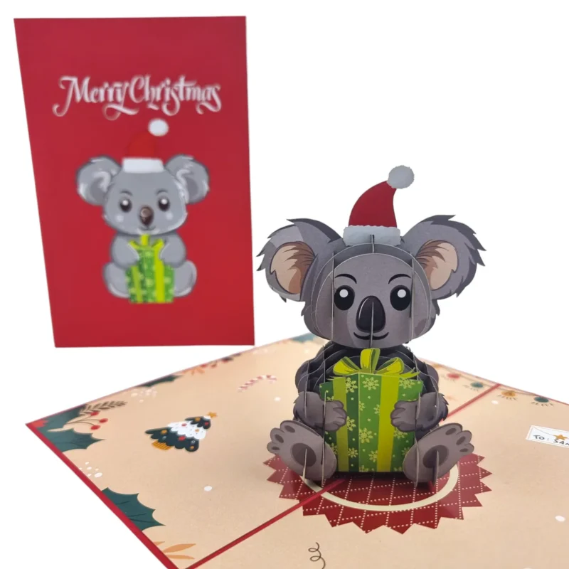 Christmas Koala Pop Up Card