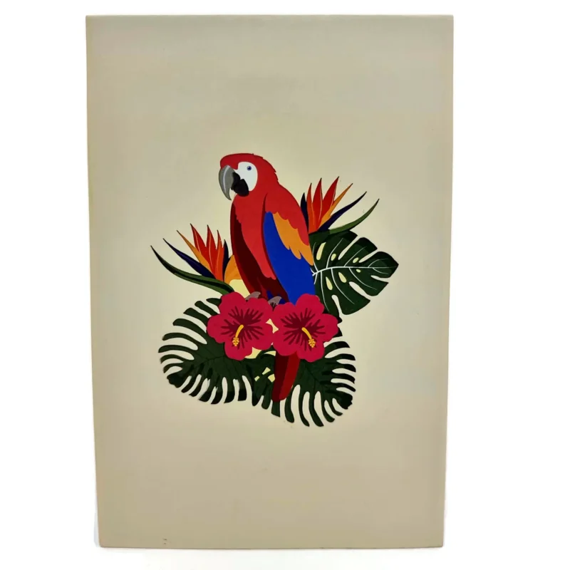 Parrot Pop Up Card - Image 3