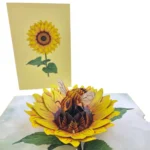 Sunflower and Bee Pop Up Card