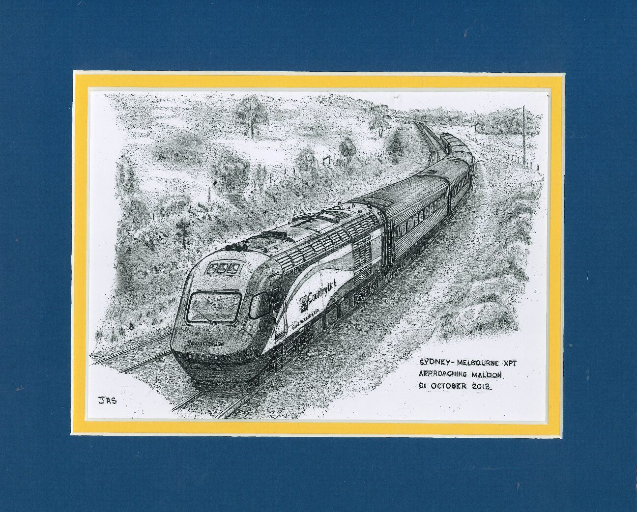 Sydney to Melbourne XPT Print [Small]