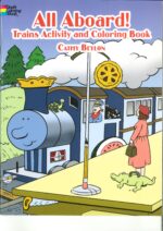 All Aboard! Trains Activity and Colouring Book
