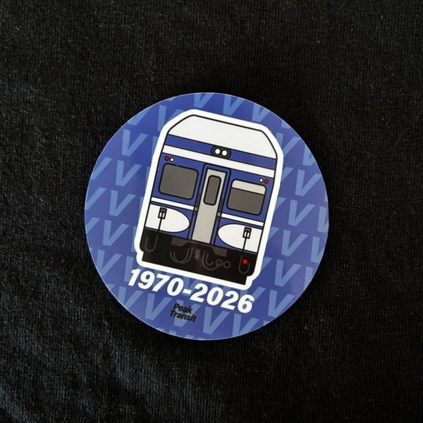 Sydney V-Set Blue Goose Farewell Sticker